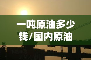 一吨原油多少钱/国内原油多少钱一吨