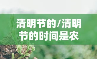 清明节的/清明节的时间是农历几月几日 清明节的/清明节的时间是农历几月几日